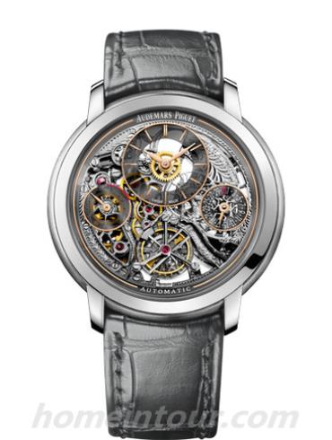 爱彼26143PT.OO.D005CR.01男表Jules Audemars系列-灰色表带/表径41mm