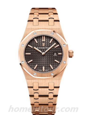 爱彼67650OR.OO.1261OR.01女表皇家橡树系列-金色表带/表径33mm