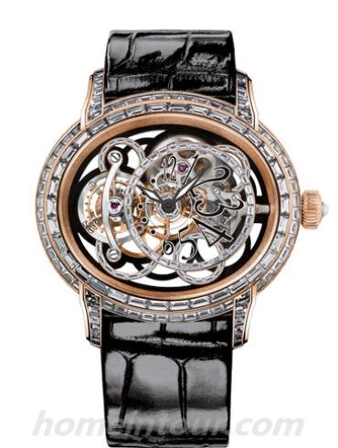 爱彼26381OR.ZZ.D102CR.01男表千禧系列-黑色表带/表径45mm