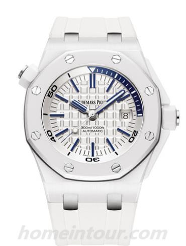 爱彼15707CB.OO.A010CA.01男表皇家橡树离岸型系列-白色表带/表径42mm