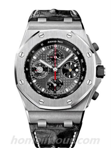 爱彼26209TI.OO.D101CR.01男表皇家橡树离岸型系列-黑色表带/表径42mm