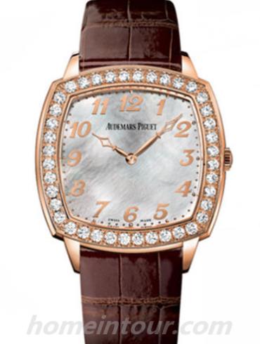 爱彼15337OR.ZZ.A810CR.01男表Classique Clous De Paris系列-棕色表带/表径41mm