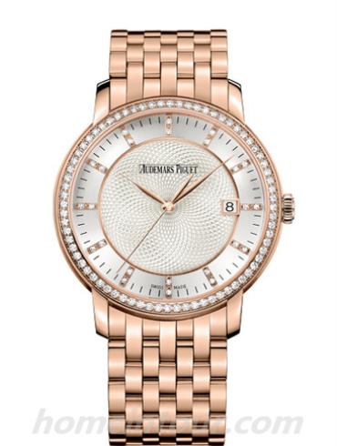 爱彼15173OR.ZZ.1270OR.01男表Jules Audemars系列-金色表带/表径39mm