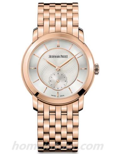 爱彼77250OR.OO.1270OR.01女表Jules Audemars系列-金色表带/表径33mm