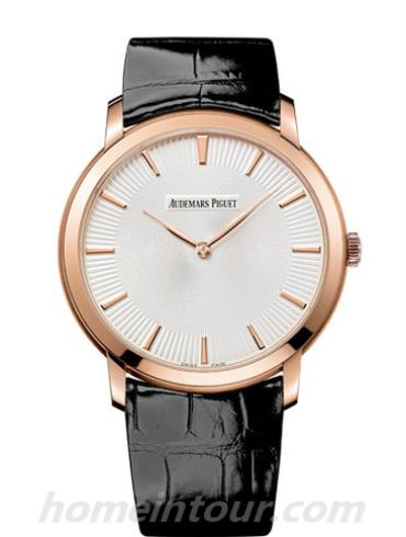 爱彼15180OR.OO.A102CR.01男表Jules Audemars系列-黑色表带/表径41mm