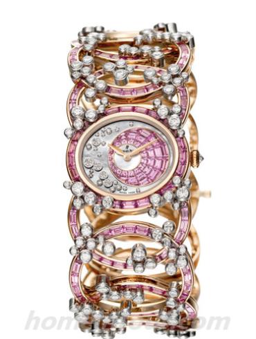 爱彼79385OR.ZF.9187RC.01女表千禧系列-金色表带/表径28mm