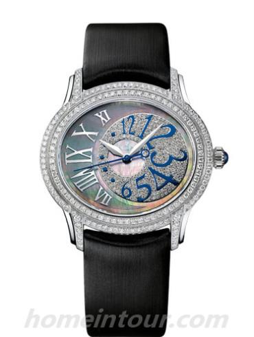 爱彼77303BC.ZZ.D007SU.01女表千禧系列-黑色表带/表径39mm