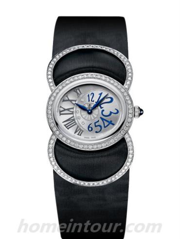 爱彼77226BC.ZZ.A007SU.01女表千禧系列-黑色表带/表径28mm