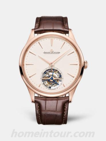 积家1682410女表Master大师系列-棕色表带/表径40mm