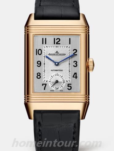 积家3832420男表Reverso翻转系列-黑色表带/表径47 X 28.3mm