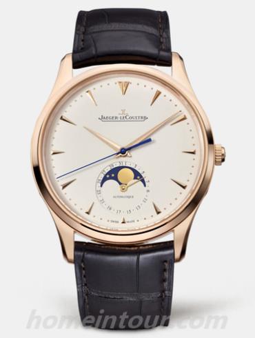 积家1362520男表Master大师系列-深棕色表带/表径39mm