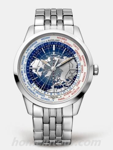 积家8108120男表Geophysic地球物理天文台腕表系列-表带/表径41.6mm