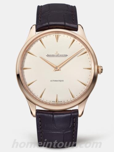 积家1332511男表Master大师系列-深棕色表带/表径41mm