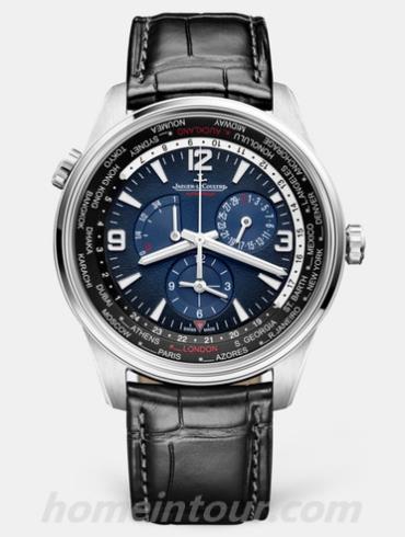 积家904847J男表北宸之光系列-黑色表带/表径42mm