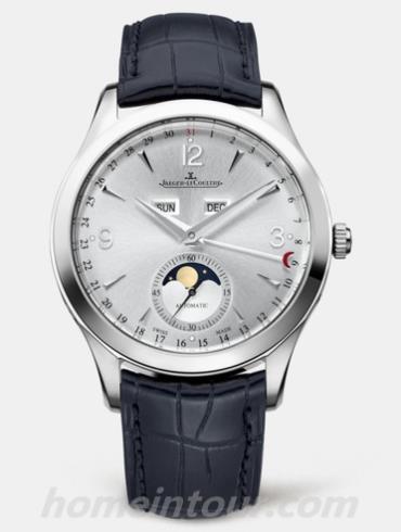 积家1558420男表Master大师系列-黑色表带/表径39mm