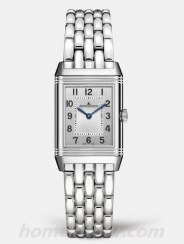 积家2668130女表Reverso翻转系列-表带/表径34.2 X 21mm