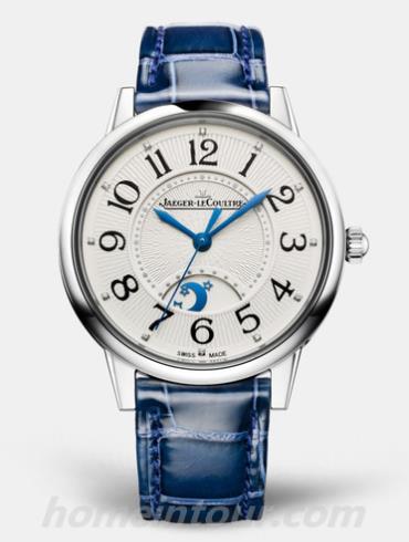 积家3448410女表约会系列-蓝色表带/表径34mm