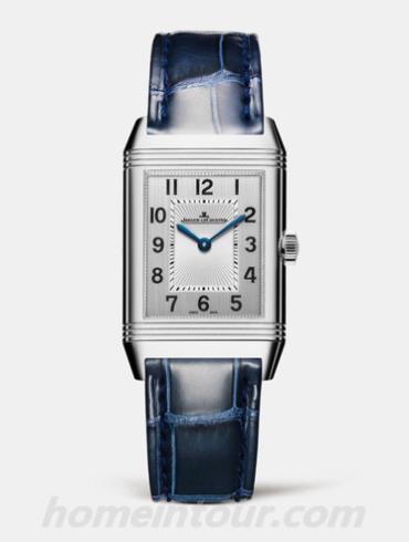 积家2588422男表Reverso翻转系列-蓝色表带/表径40 X 24mm
