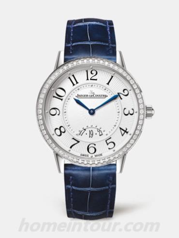 积家3408530女表约会系列-蓝色表带/表径29mm