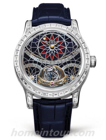 积家Q6006406男表Master大师系列-蓝色表带/表径43mm