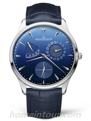 积家Q1378480男表Master大师系列-蓝色表带/表径39mm