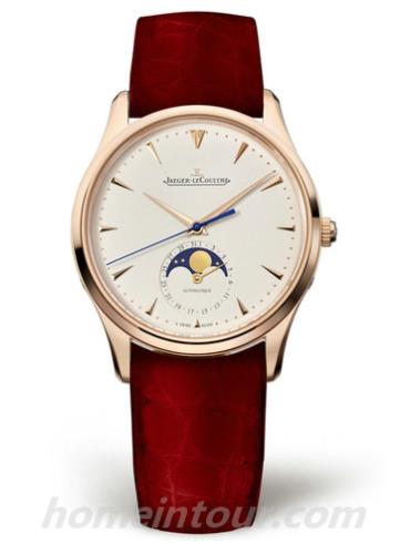 积家Q1252520女表Master大师系列-红色表带/表径34mm