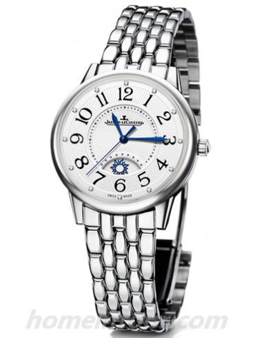 积家Q3618190女表约会系列-银色表带/表径38.2mm