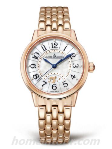 积家Q3462190女表约会系列-粉金色表带/表径29mm