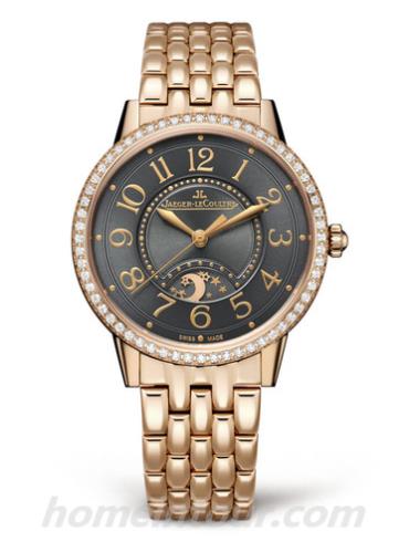 积家Q3442150女表约会系列-粉金色表带/表径34mm