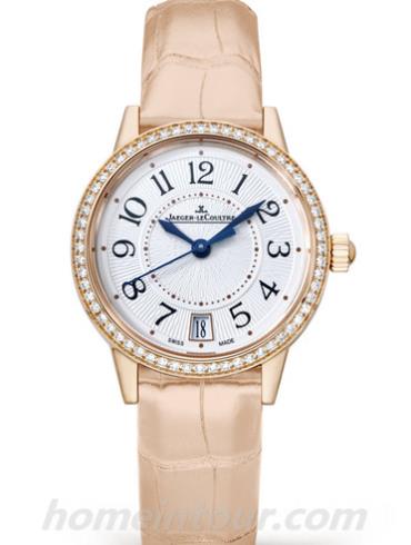 积家Q3512420女表约会系列-粉色表带/表径27.5mm