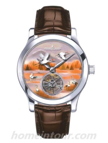 积家Q16634E9男表Master大师系列-棕色表带/表径43mm