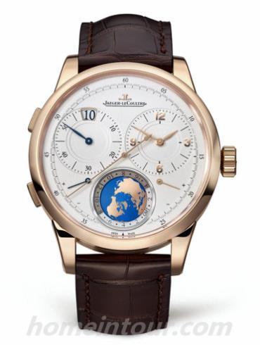 积家Q6062420男表Duomètre双翼系列-棕色表带/表径42mm