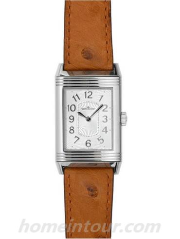 积家Q3208424女表Reverso翻转系列-棕色表带/表径40 x 24mm