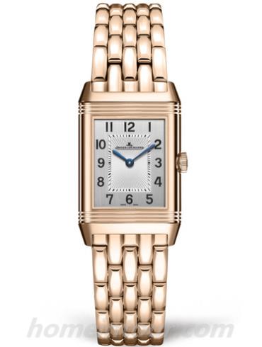 积家Q2662130女表Reverso翻转系列-金色表带/表径33 X 20.5mm