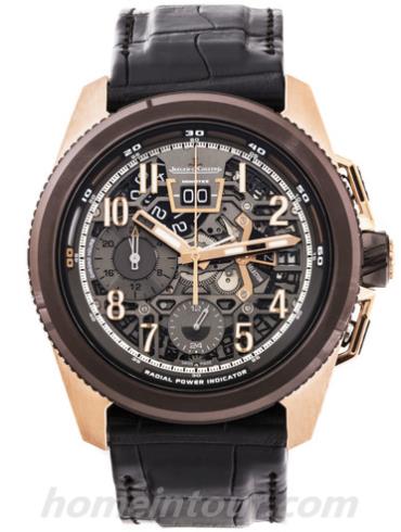 积家Q203S540男表Master大师系列-深棕色表带/表径46.8mm