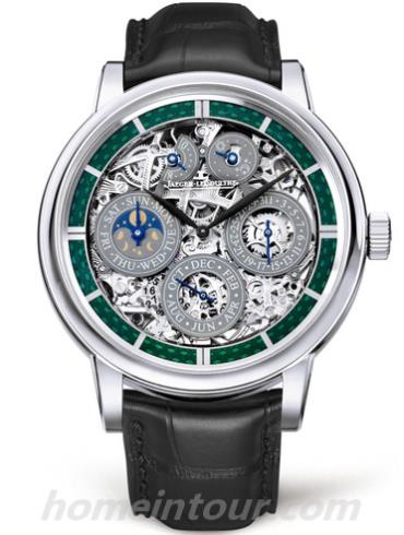 积家Q5063540男表Master大师系列-黑色表带/表径42mm