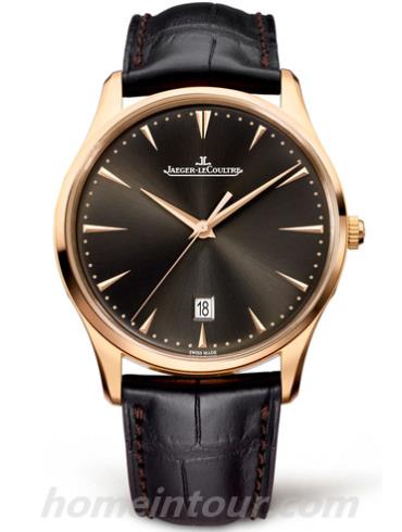 积家Q128255J男表Master大师系列-黑色表带/表径40mm