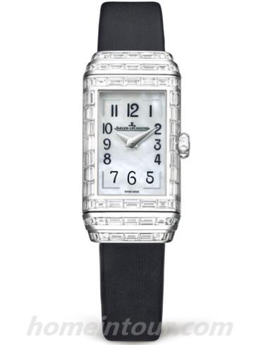 积家Q3363490女表Reverso翻转系列-黑色表带/表径36.3 x 18mm