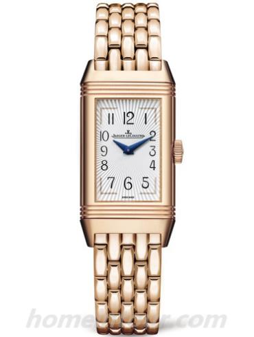 积家Q3352120女表Reverso翻转系列-金色表带/表径40.1x20mm