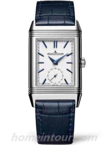 积家Q3908420男表Reverso翻转系列-黑色表带/表径42.9 x 25.5mm