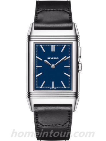 积家Q378858J男表Reverso翻转系列-黑色表带/表径46.8x27.4mm
