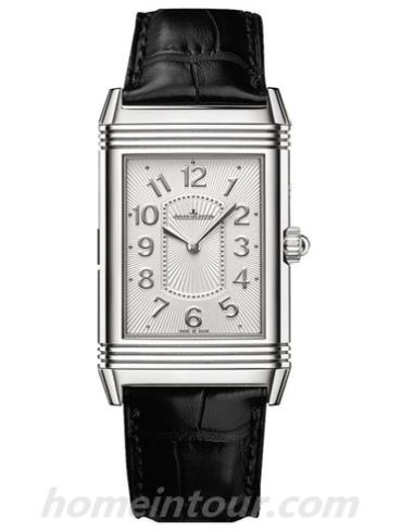 积家Q330842J男表Reverso翻转系列-黑色表带/表径47mm