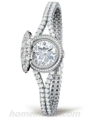 积家Q3553307女表约会系列-银色表带/表径&#8211;