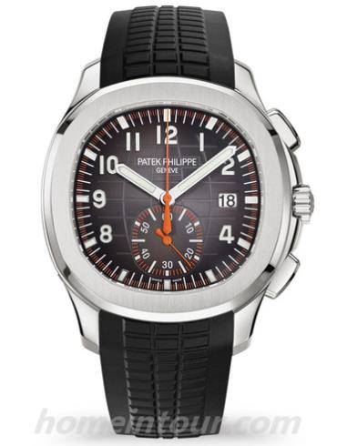 百达翡丽5968A-001男表Aquanaut系列-黑色表带/表径42.2mm