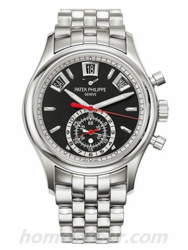 百达翡丽5960_1A-010男表复杂功能时计系列-银色表带/表径40.5mm