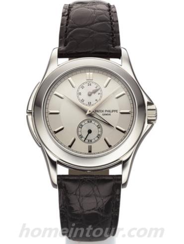 百达翡丽5134P-001男表复杂功能时计系列-黑色表带/表径37mm