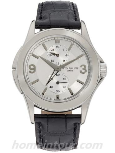 百达翡丽5134G-011男表复杂功能时计系列-棕色表带/表径37mm