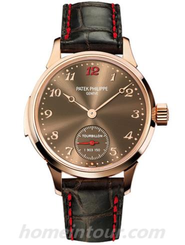 百达翡丽3939HR-011男表超级复杂功能时计系列-黑色表带/表径33.3mm