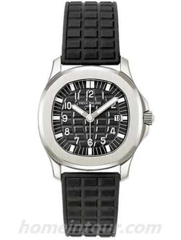 百达翡丽5064A-001男表Aquanaut系列-黑色表带/表径35.2mm