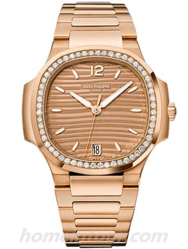 百达翡丽7118_1200R-010女表Nautilus系列-灰色表带/表径35.2mm